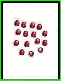 Sachet de 24 perles à cheveux